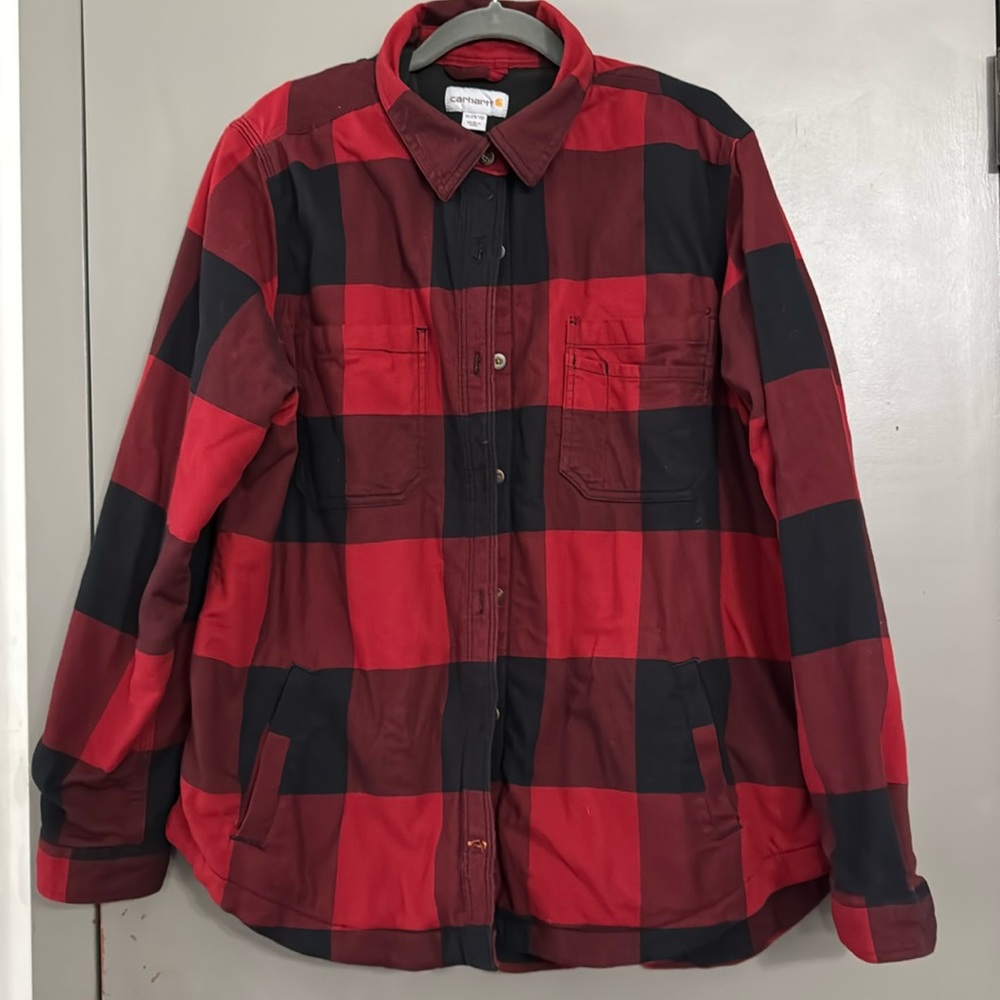 Carhartt brand classic button up flannel size XL (16/18)